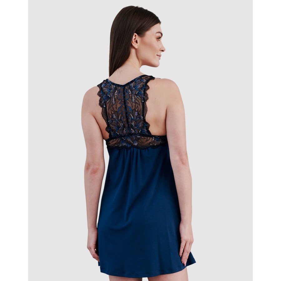 Sleepwear Oh!Zuza | Short Viscose Lace Nightie With Bust Support