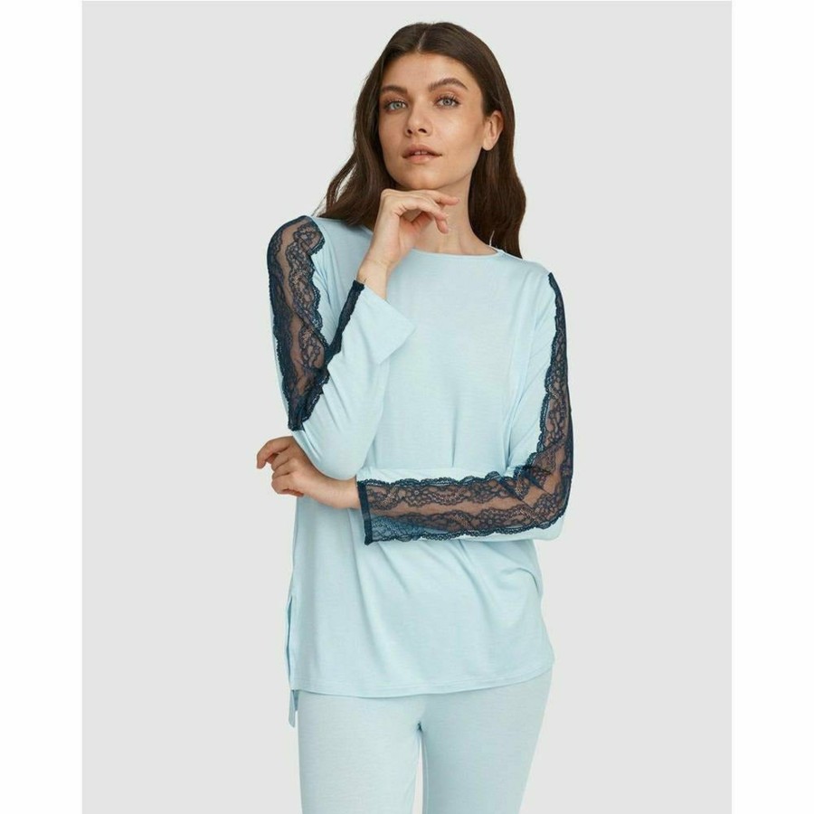 Plus Oh!Zuza | Lace Trim Pyjama Set