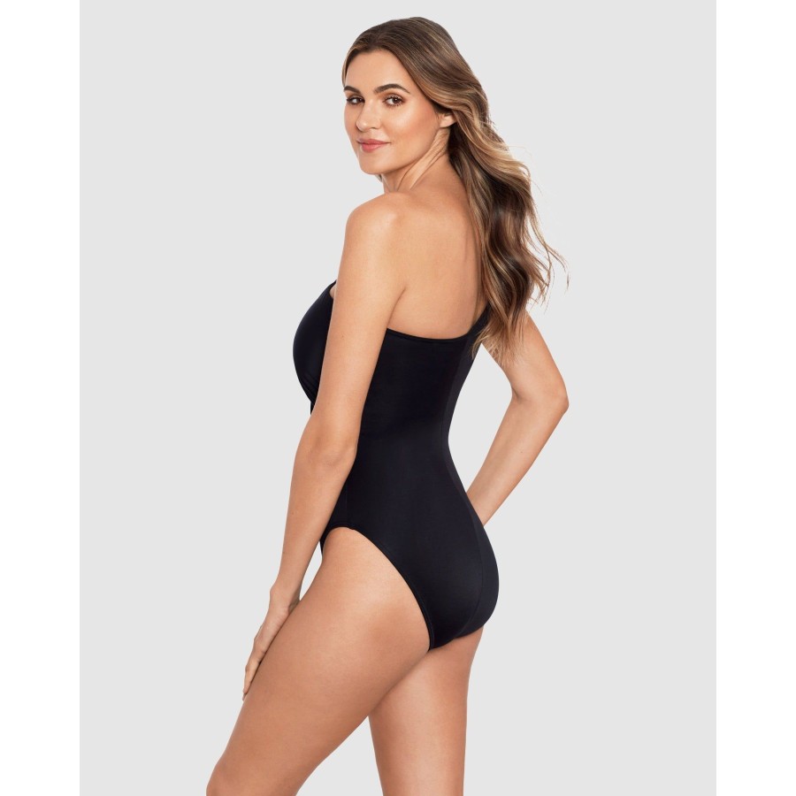 Swim Miraclesuit Swim | Network Minx Underwired One Shoulder Shaping Swimsuit