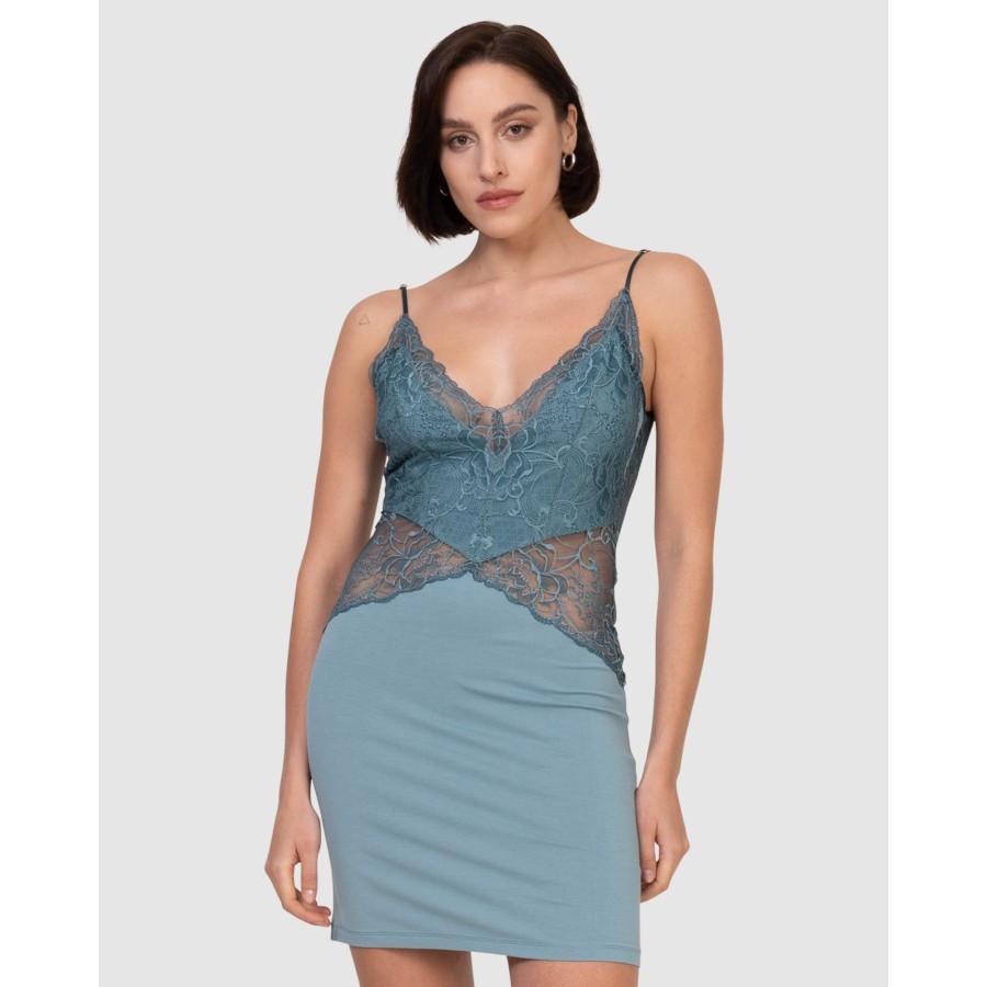 Sleepwear Oh!Zuza | V Neck Viscose Lace Chemise