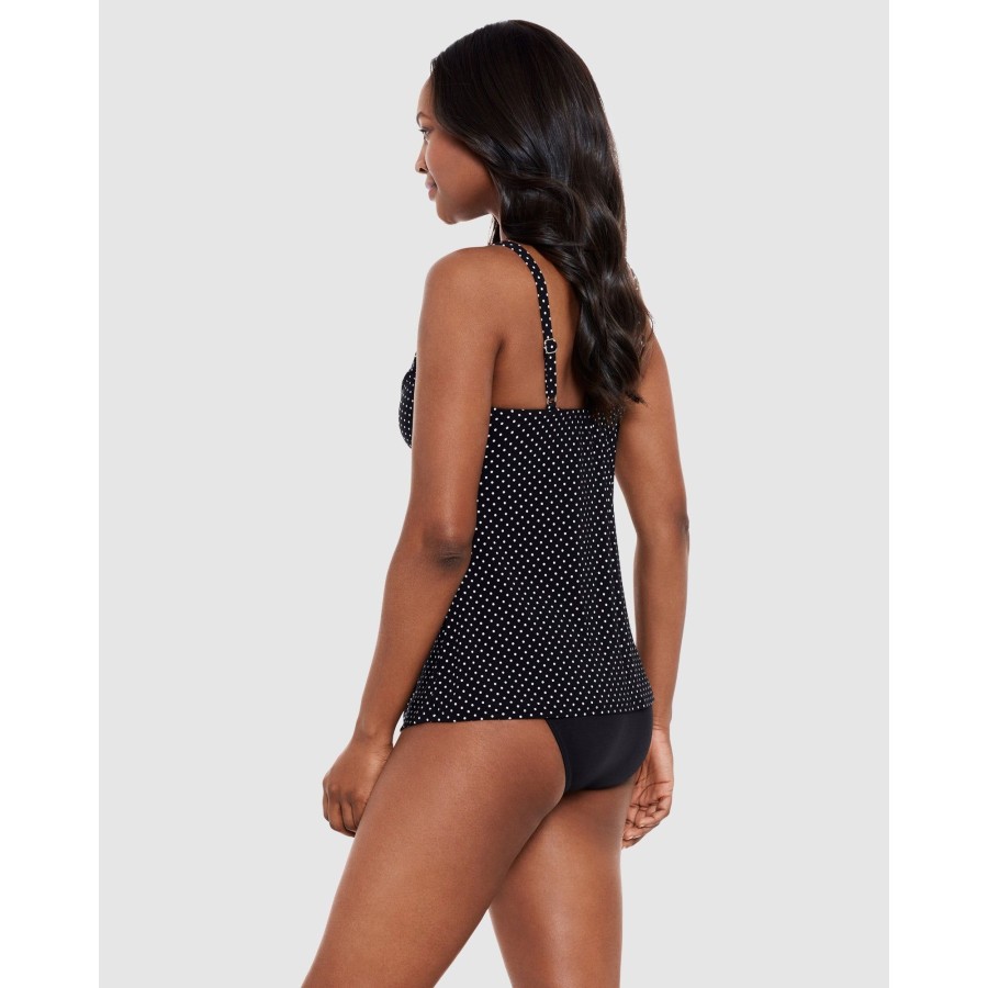 Swim Miraclesuit Swim | Pin Point Love Knot Dd Cup Underwired Tankini Top