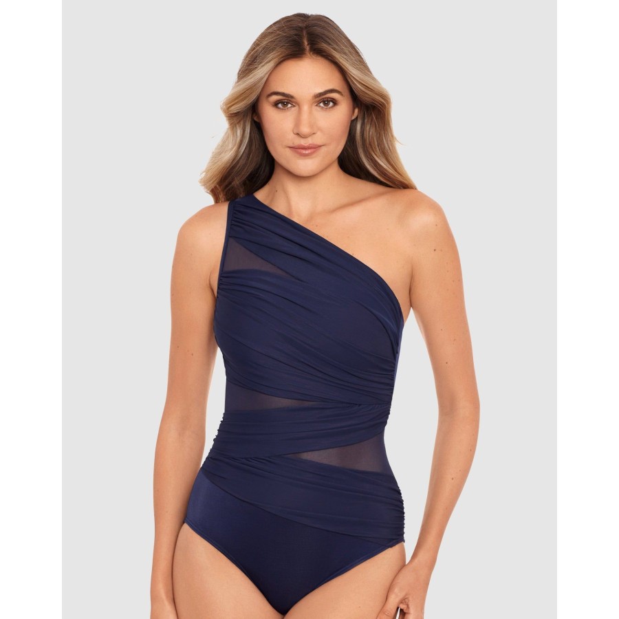 Swim Miraclesuit Swim | Network Jena One Shoulder Shaping Swimsuit