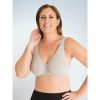 Bras Leading Lady | Meryl Front Closure Cotton Plus Size Lounge Sleep Bra