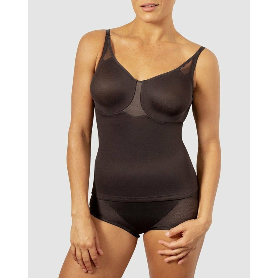 Shapewear Miraclesuit Shapewear | Sheer Shaping Camisole With Underwire