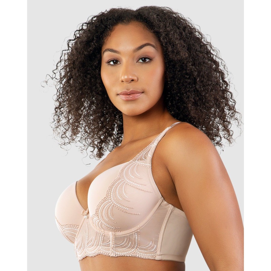 Bras Parfait | Pearl Underwired Longline Plunge Bra