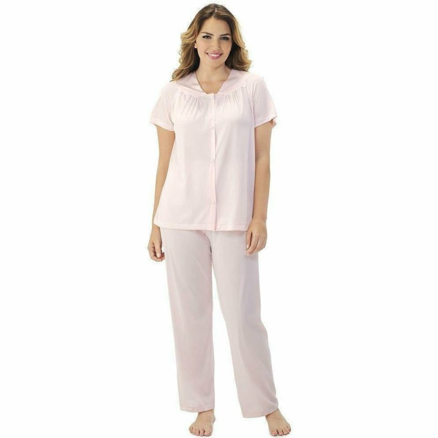 Sleepwear Exquisite Form | Plus Size Short Sleeve Long Pyjama Set