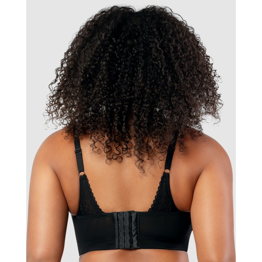 Bras Parfait | Mia Dot Longline Padded Lace Bralette