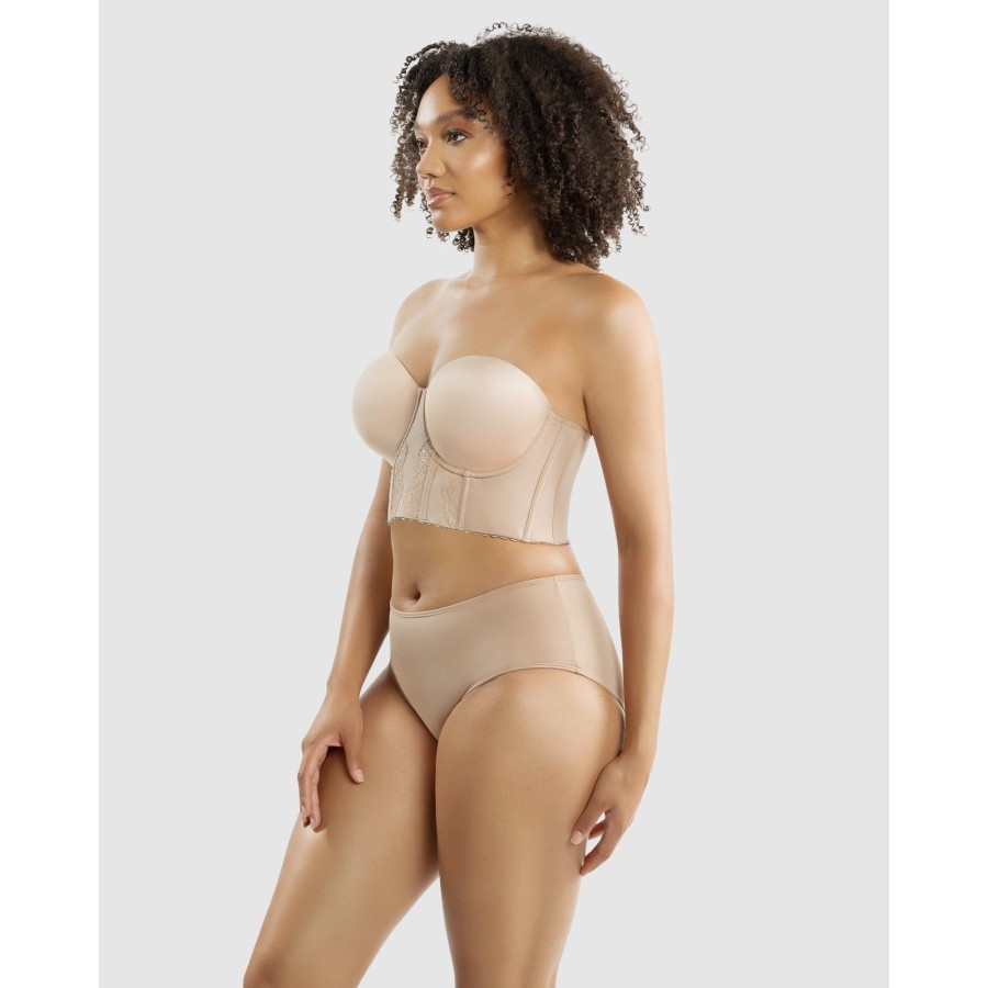 Bras Parfait | Elissa Seamless Padded Longline Strapless Bra