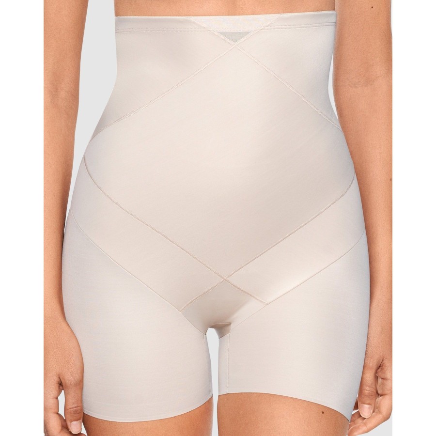 Shapewear Miraclesuit Shapewear | Tummy Tuck Firm Control Ultra High Waist Shapewear Shorts