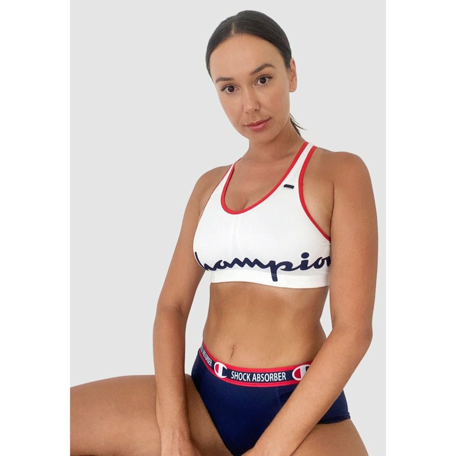 Sports Shock Absorber | Active Wirefree Racerback Crop Top Sports Bra