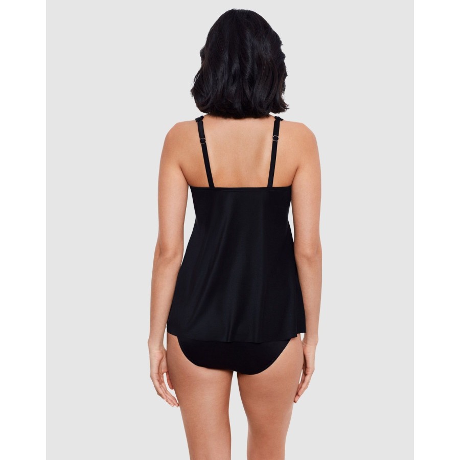 Swim Miraclesuit Swim | Surplice Loose Fit Wired Tankini Top