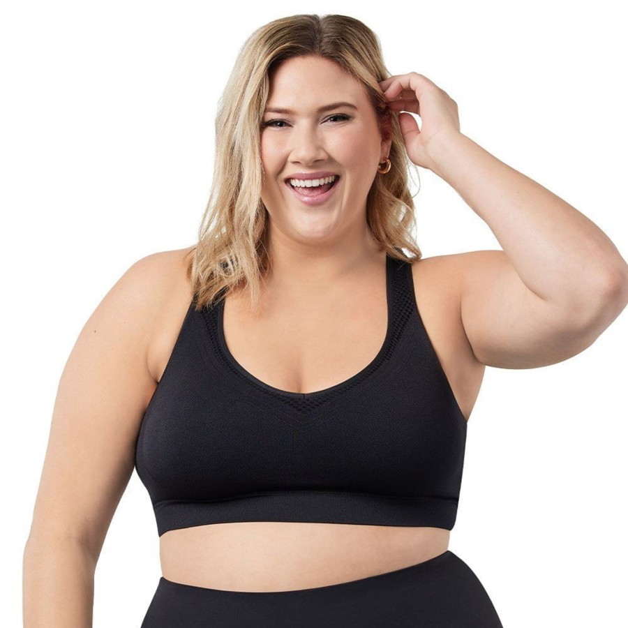 Bras Leading Lady | Lea Plus Size Wireless Racerback Sports Bra