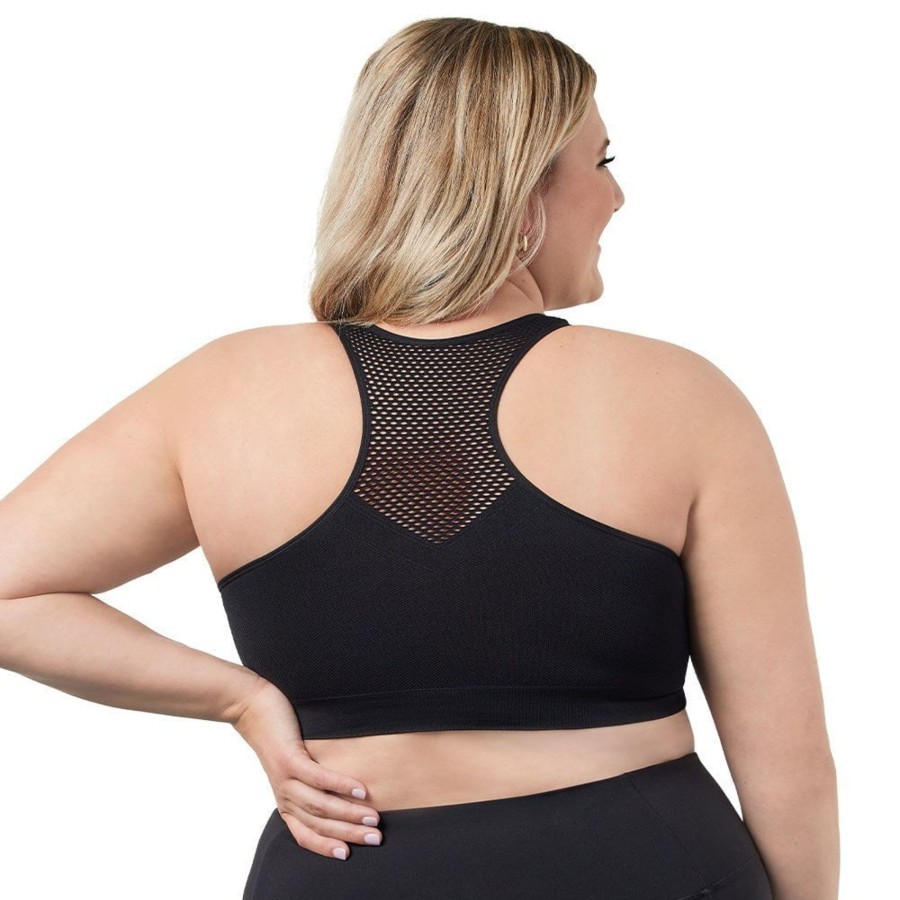 Bras Leading Lady | Lea Plus Size Wireless Racerback Sports Bra