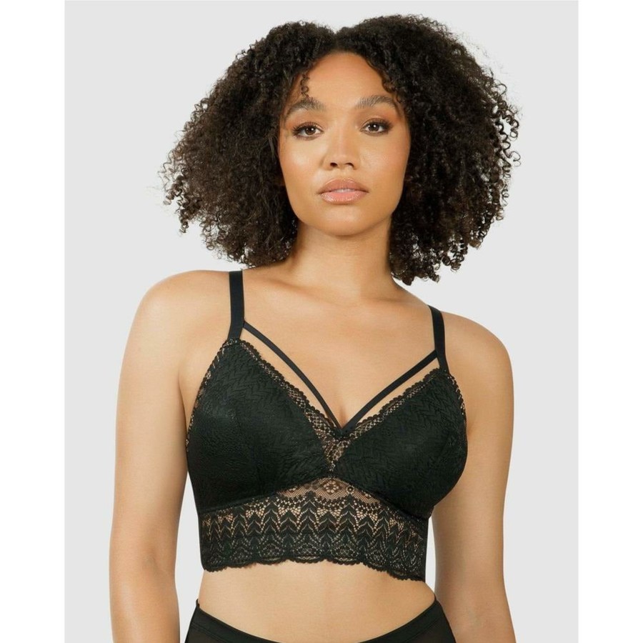 Bras Parfait | Mia Wireless Longline Lace Bralette