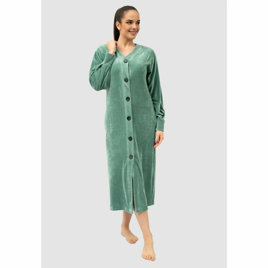 Sleepwear Belmanetti | Newport Button Up Modal Cotton Robe