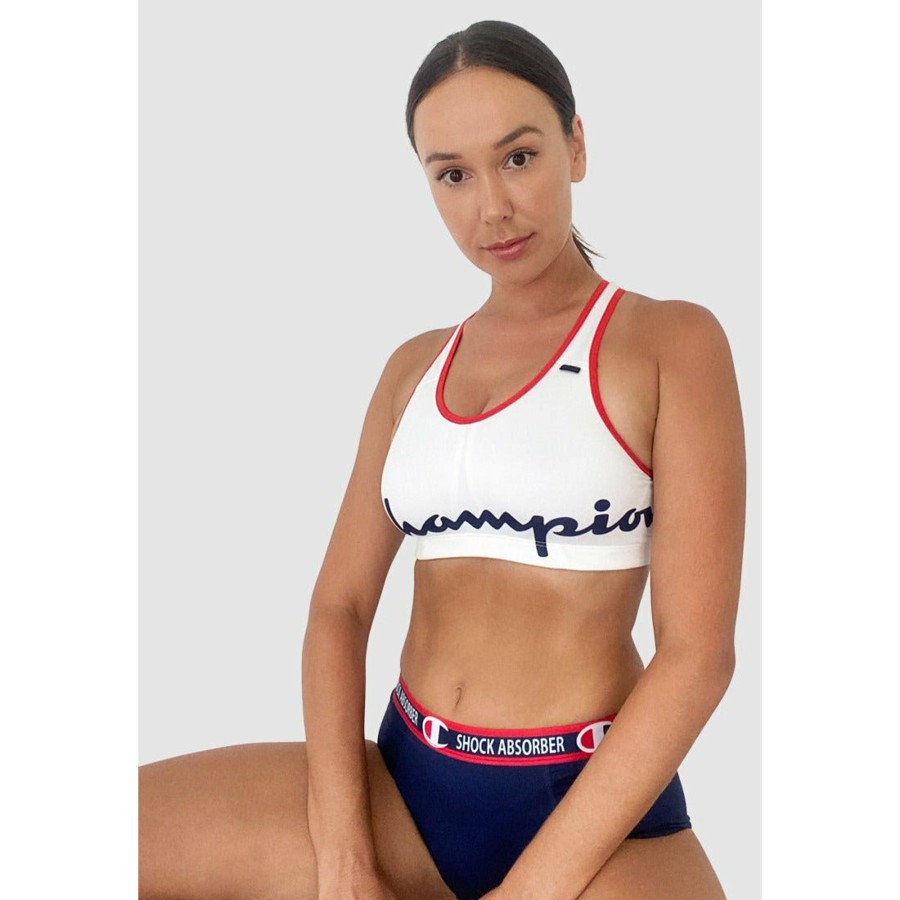 Bras Shock Absorber | Active Wirefree Racerback Crop Top Sports Bra