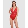 Bodysuits Oh!Zuza | Viscose Sheer Lace Lingerie Bodysuit