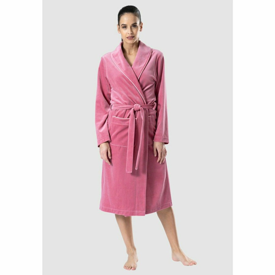 Sleepwear Belmanetti | Classic Niki Robe W Shawl Collar 120Cm