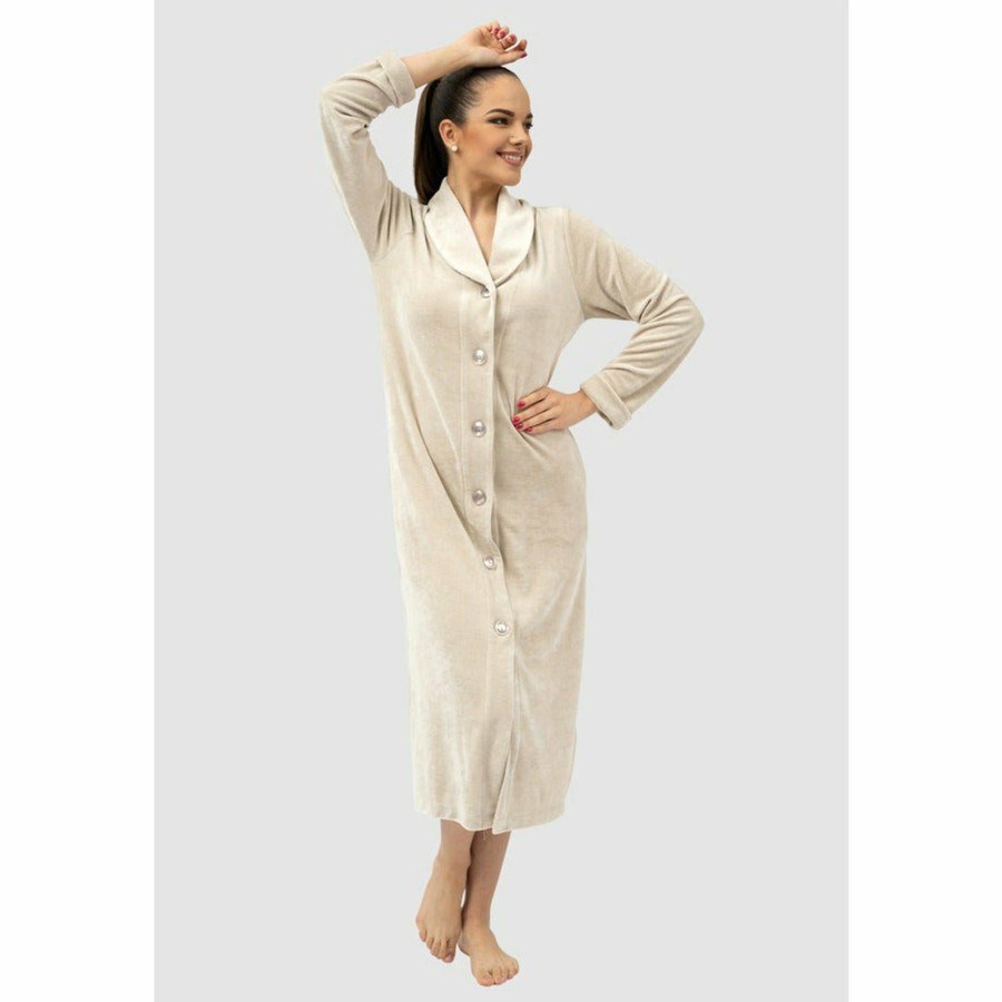 Sleepwear Belmanetti | Vancouver Button Up Bamboo Cotton Robe