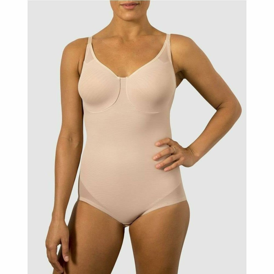 Shapewear Miraclesuit Shapewear | Sheer Shaping X-Firm Underwire Bodybriefer