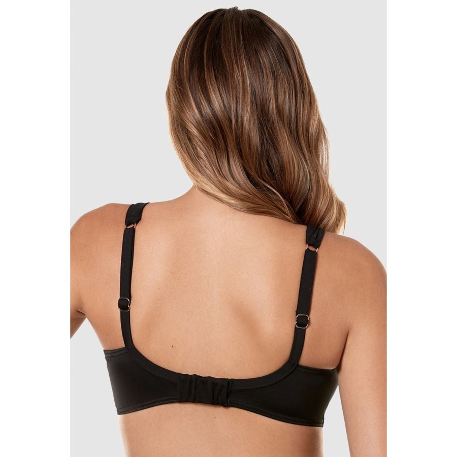 Swim Miraclesuit Swim | Underwired Wide Strap Plunge Bikini Top