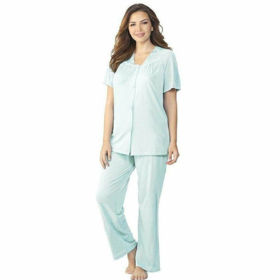 Sleepwear Exquisite Form | Plus Size Short Sleeve Long Pyjama Set