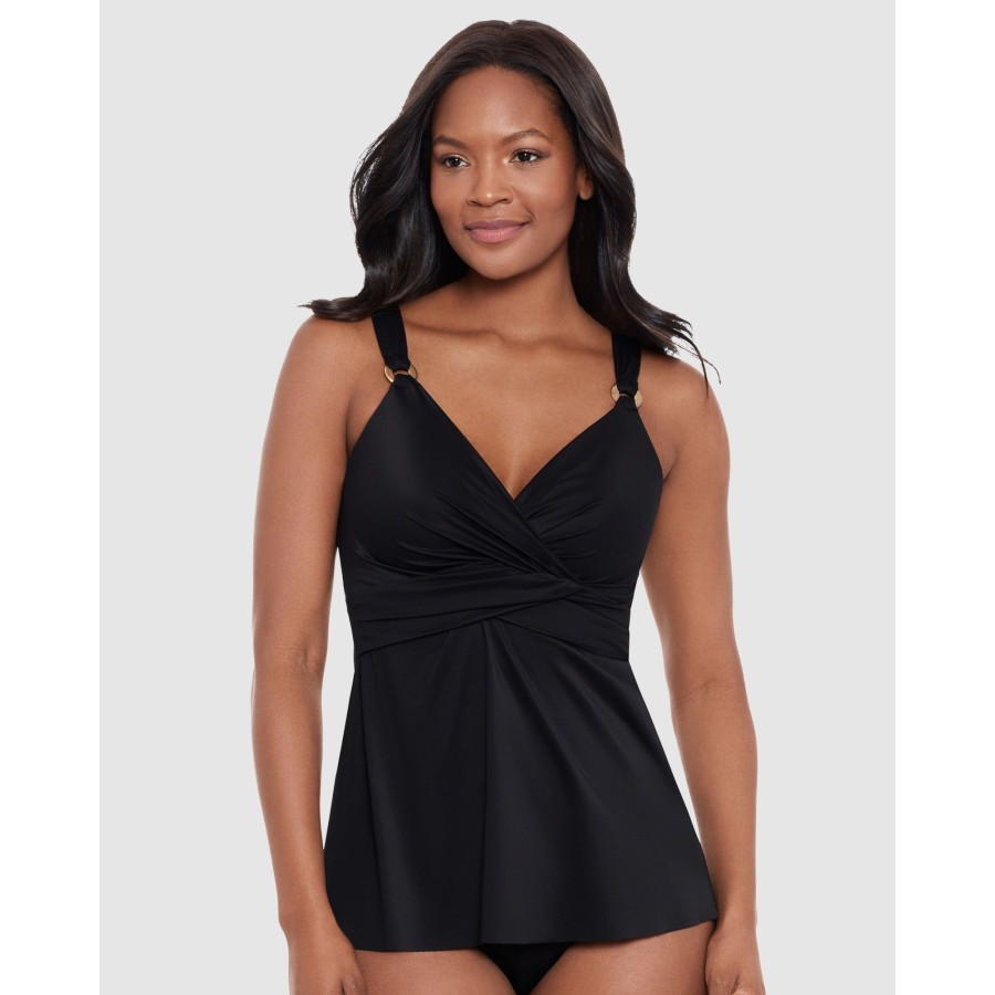 Swim Miraclesuit Swim | Plunge Full Bust Underwired Tankini Top