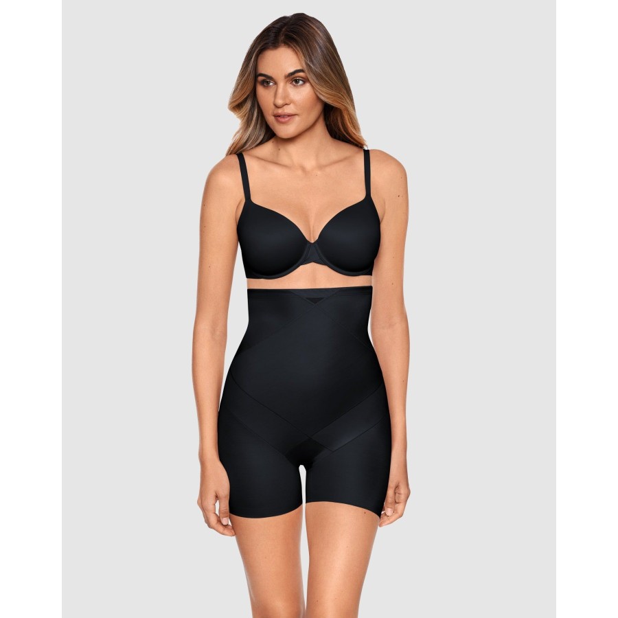 Shapewear Miraclesuit Shapewear | Tummy Tuck Firm Control Ultra High Waist Shapewear Shorts