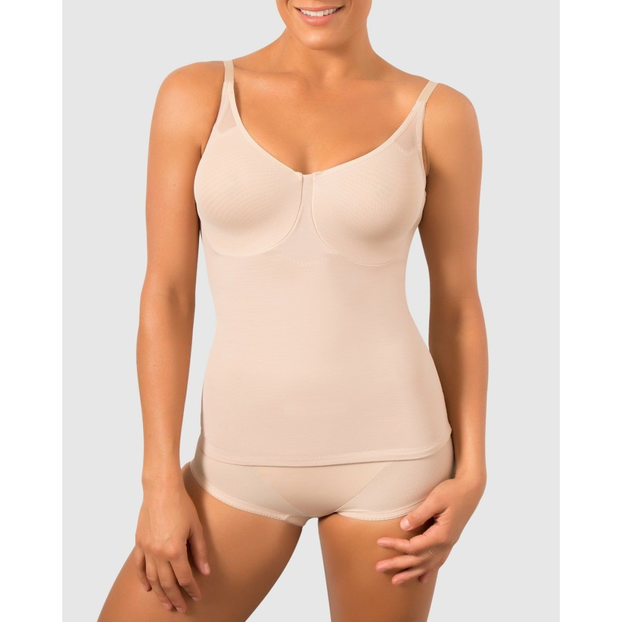 Shapewear Miraclesuit Shapewear | Sheer Shaping Camisole With Underwire