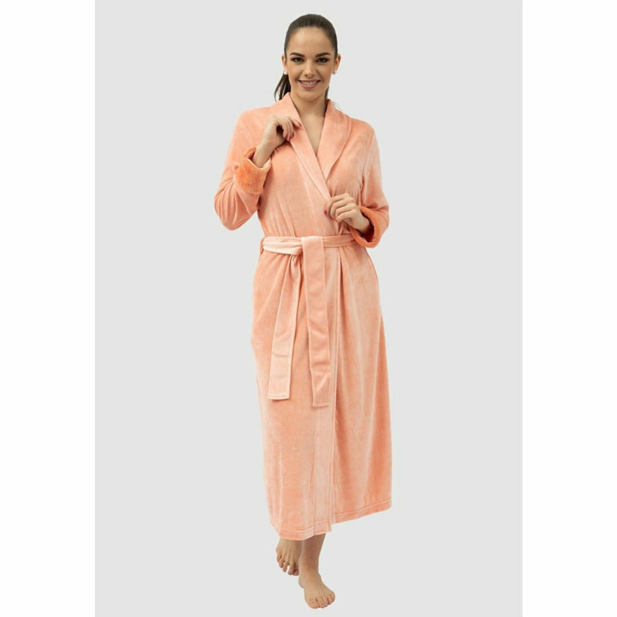 Sleepwear Belmanetti | Asheville Bamboo Nicky Shawl Collar Robe 130Cm