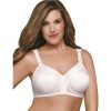 Bras Exquisite Form | Front Close Cotton Classic Support Plus Size Bra