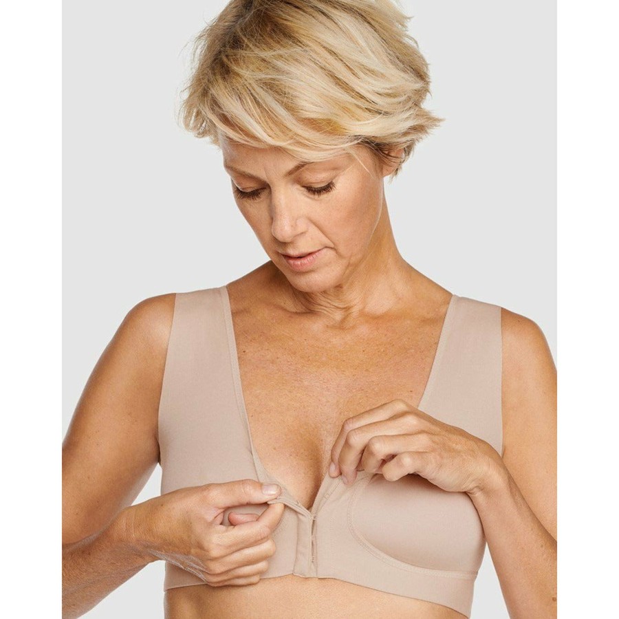 Bras Naturana | Wellness Cotton Wirefree Front Close Bra