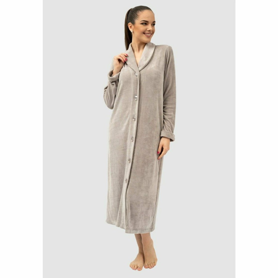 Sleepwear Belmanetti | Vancouver Button Up Bamboo Cotton Robe