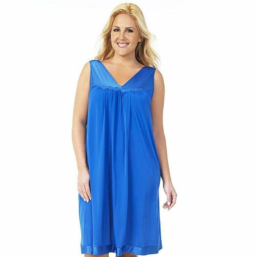 Bras Exquisite Form | Plus Size Short Sleeveless Nightgown