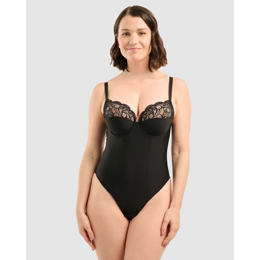 Bodysuits Sans Complexe | Ariane Underwire Thong Bodysuit With Lace