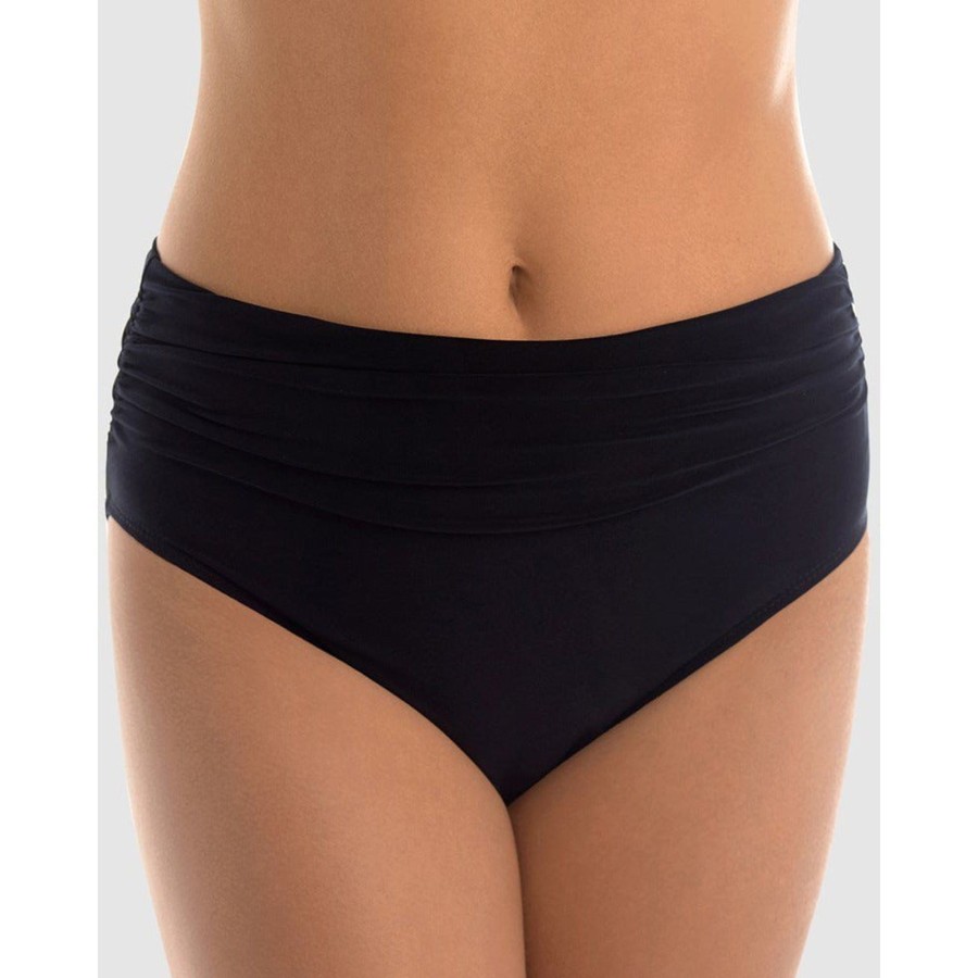 Swim Magicsuit | Ruched Figure Shaping High Waist Bikini Bottom