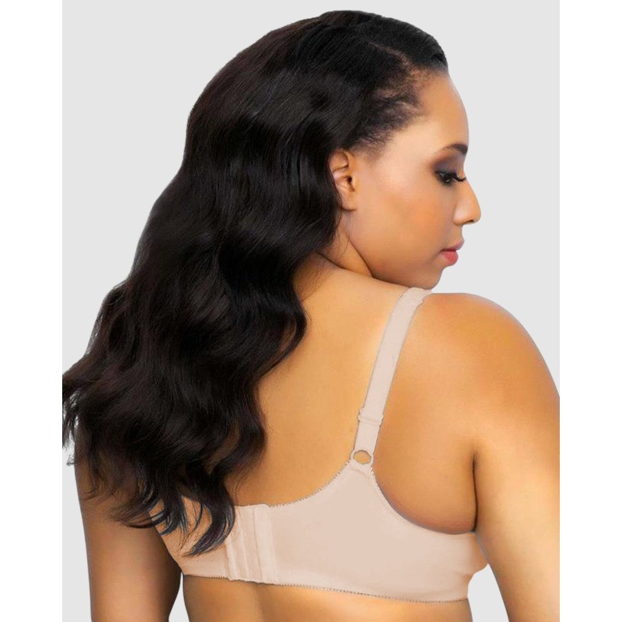 Bras Exquisite Form | Plus Size Wireless Cotton Soft Cup Bra