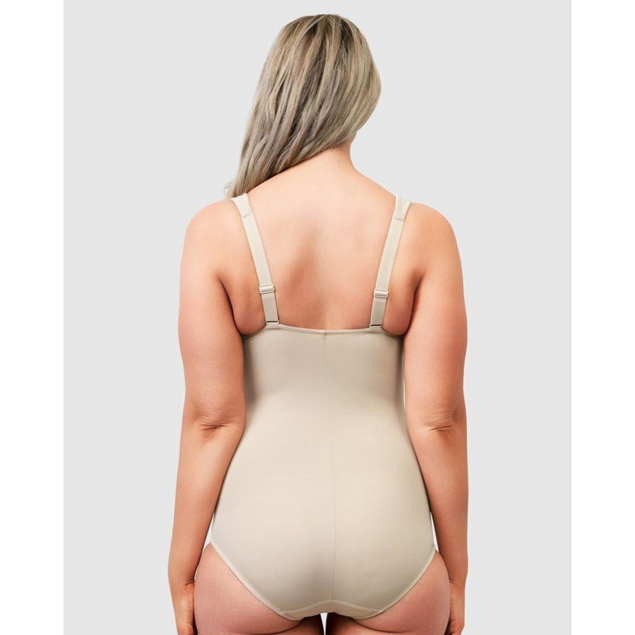 Bodysuits Naturana | Wide Strap Supportive Bodysuit With Lace