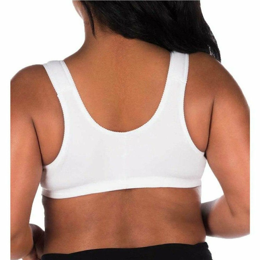 Bras Leading Lady | Meryl Front Close Cotton Plus Size Lounge Sleep Bra