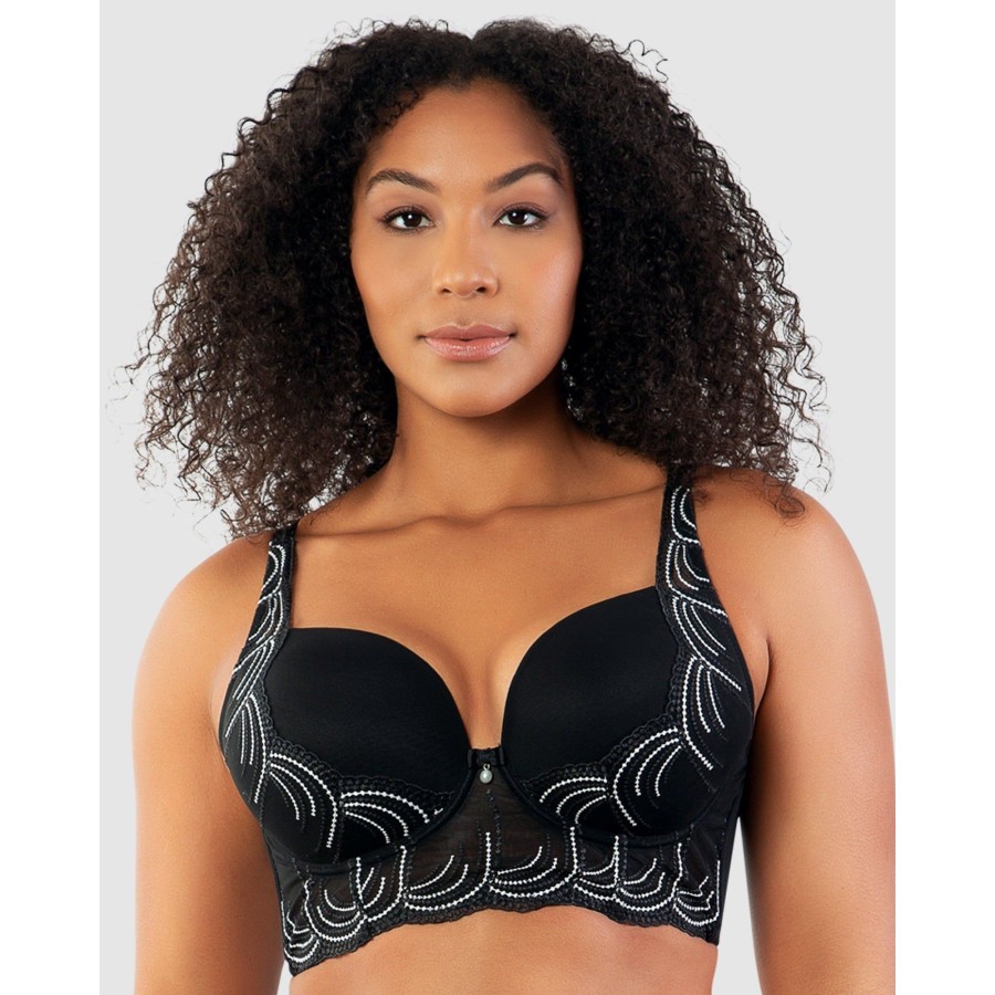 Bras Parfait | Pearl Underwired Longline Plunge Bra