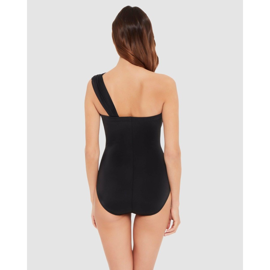 Swim Magicsuit | Goddess One Shoulder Tummy Control Swimsuit