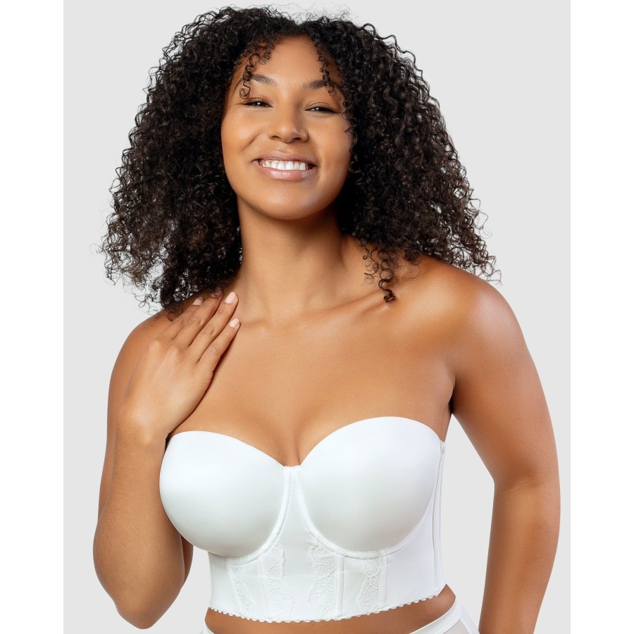 Bras Parfait | Elissa Seamless Padded Longline Strapless Bra