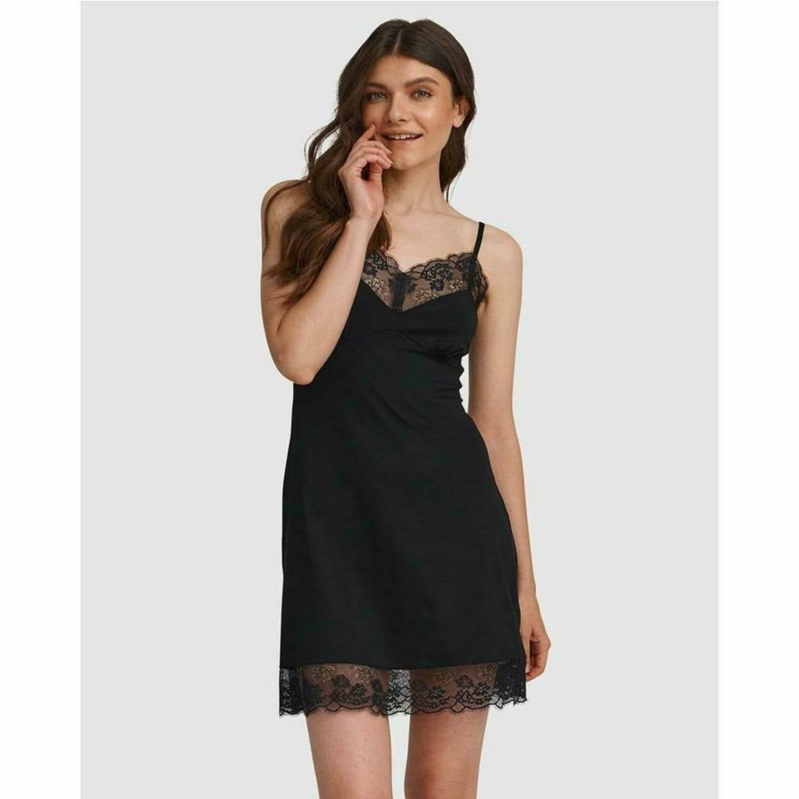 Plus Oh!Zuza | Lace Trim Chemise