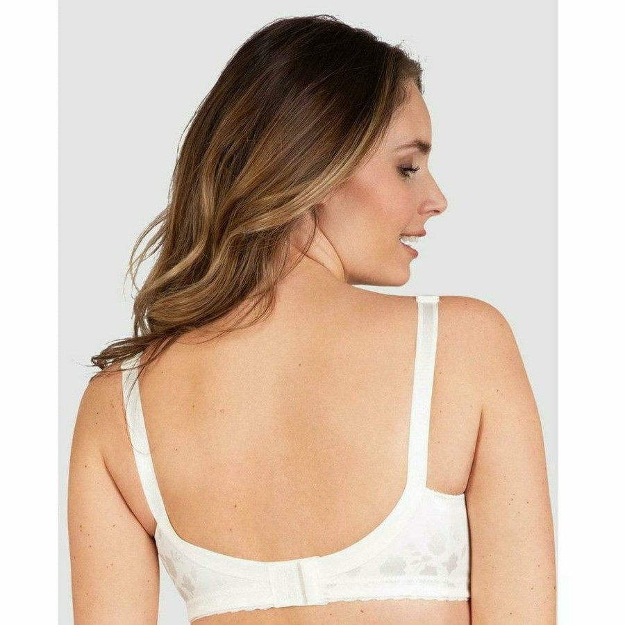 Bras Naturana | Satin Wide Strap Wireless Minimiser Bra