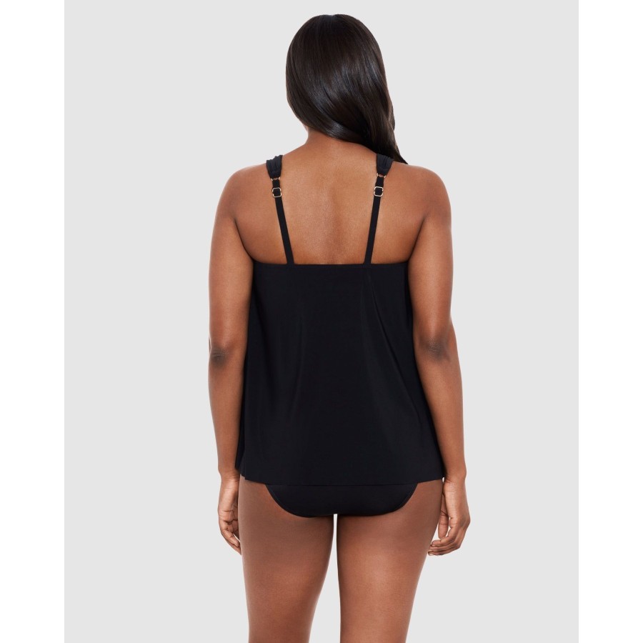 Swim Miraclesuit Swim | Razzle Dazzle Dazzle Dd Cup Loose Fit Underwired Tankini Top