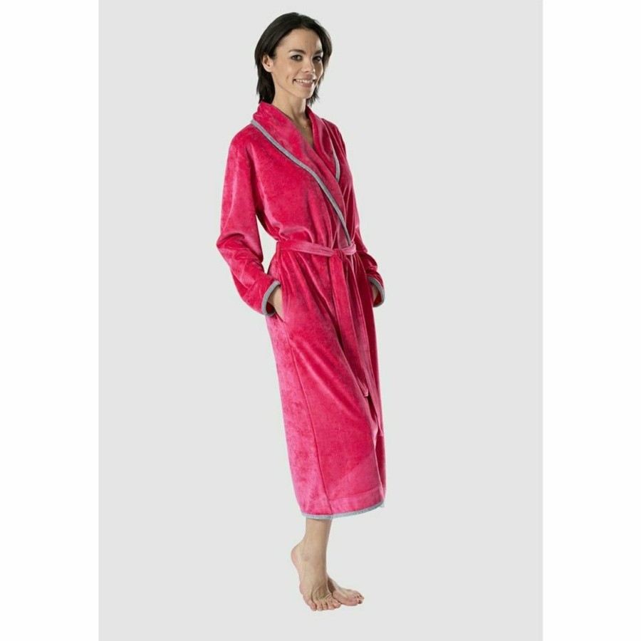 Sleepwear Belmanetti | San Simone Soft Velour Bamboo Robe