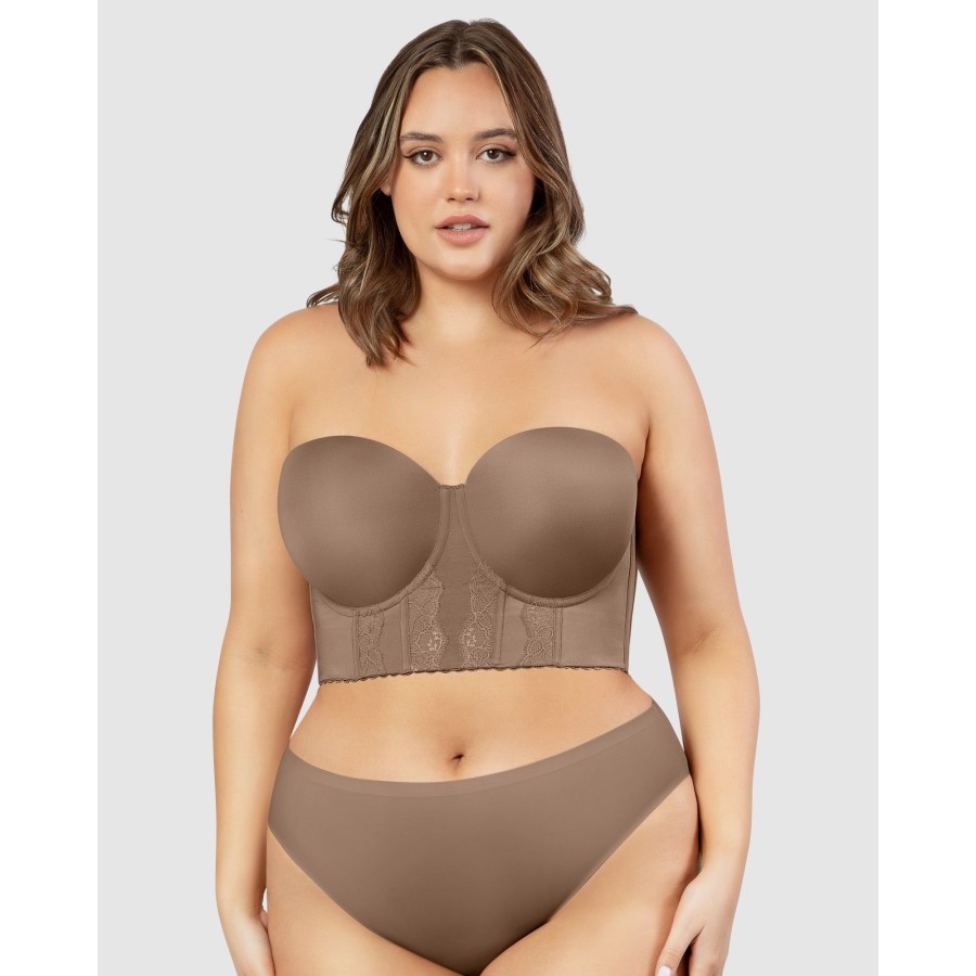 Bras Parfait | Elissa Seamless Padded Longline Strapless Bra