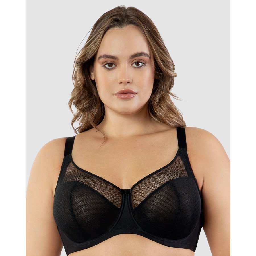 Bras Parfait | Paige Geometric Lace Unlined Wired Full Bust Bra