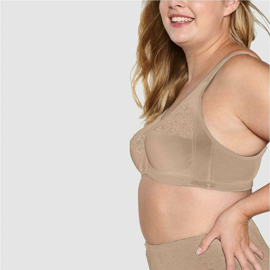 Bras Naturana | Plus Size Wirefree Bra With Padded Straps