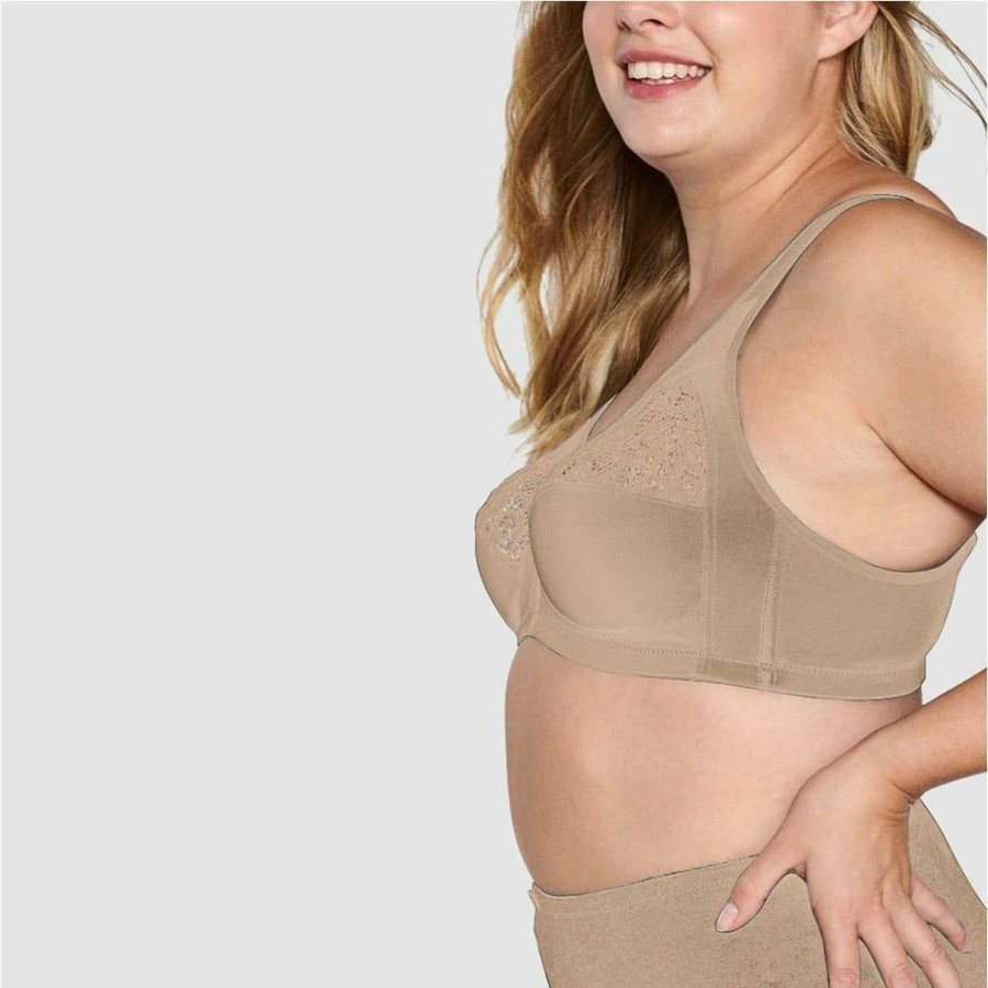 Bras Naturana | Plus Size Wirefree Bra With Padded Straps